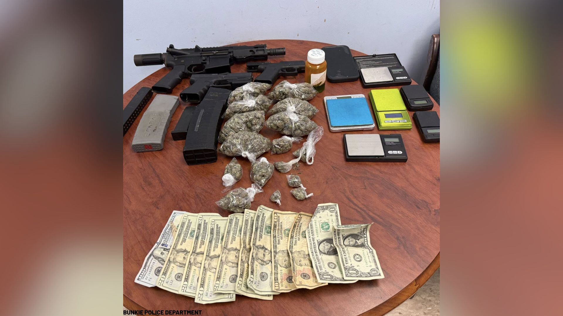 Three arrested in Bunkie for alleged drug & firearm trafficking