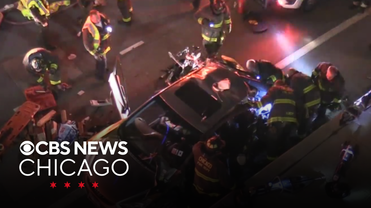 All inbound Kennedy Expressway lanes closed downtown after crash