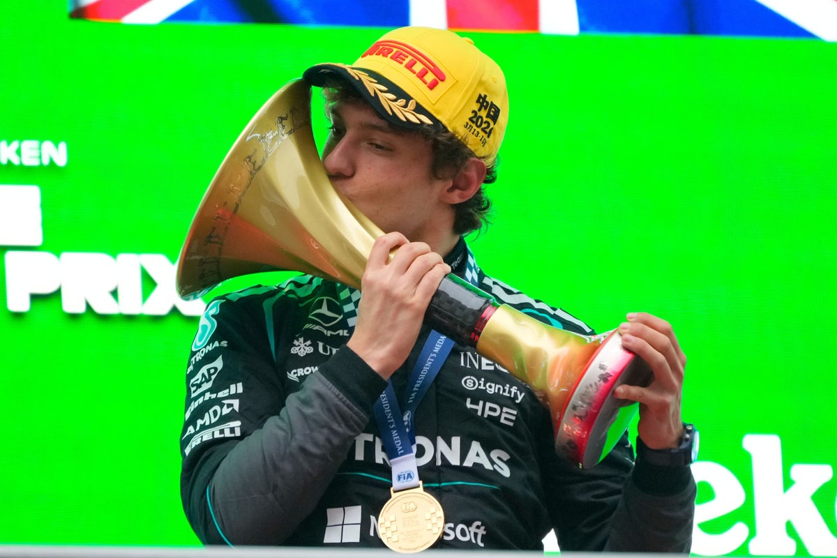 Antonelli claims emotional Chinese GP win with Hamilton on podium<br><br>