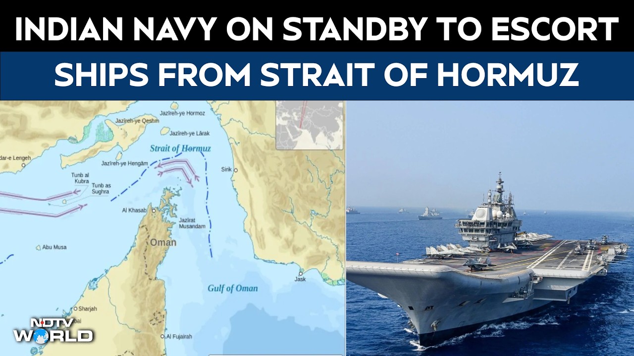 Indian Navy on standby to escort ships from the Hormuz Strait