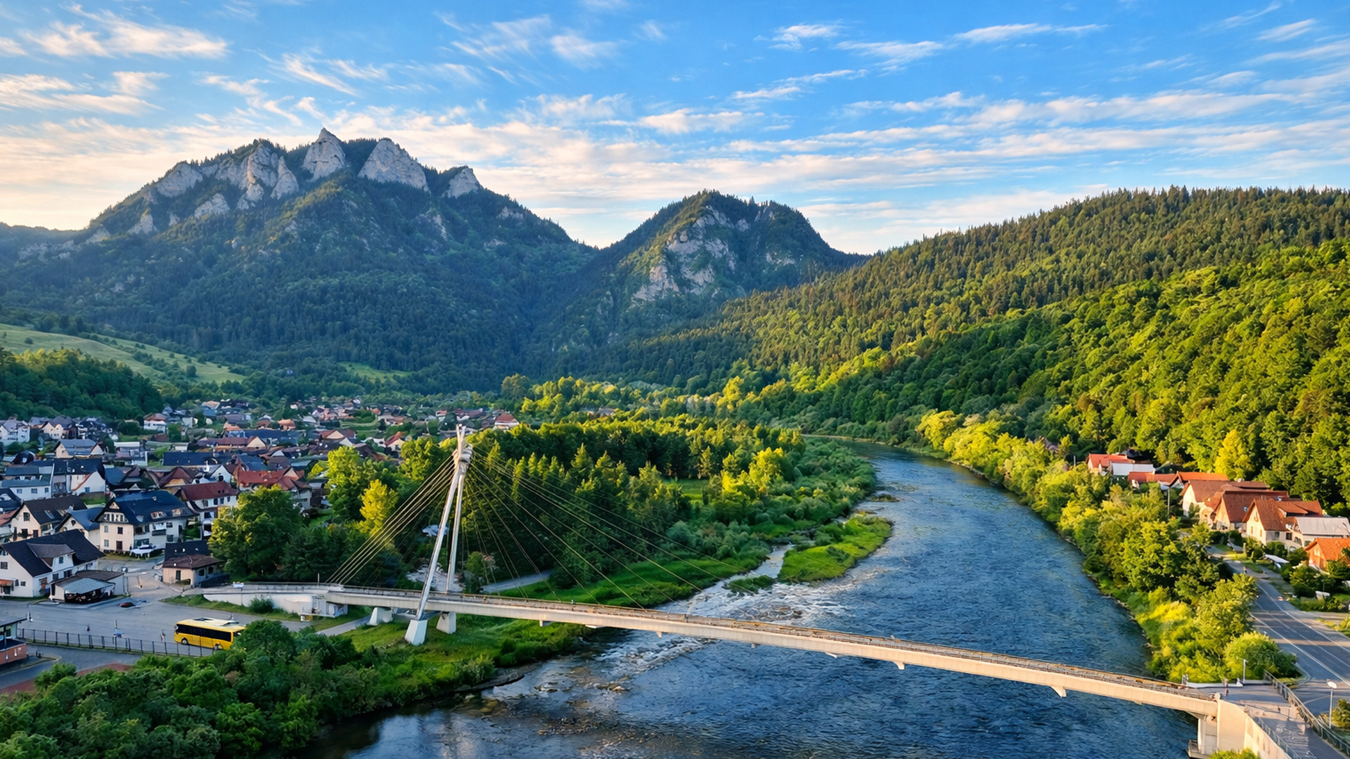 trzy-korony-peaks-in-the-pieniny-mountains-of-poland