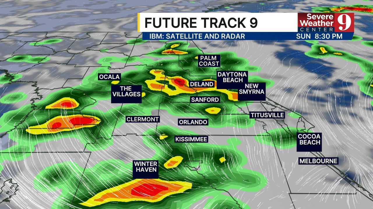 Severe weather possible in Central Florida with heavy rain and winds