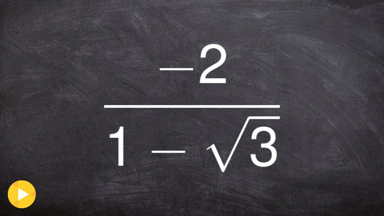 Rationalize the denominator to simplify a trig expression