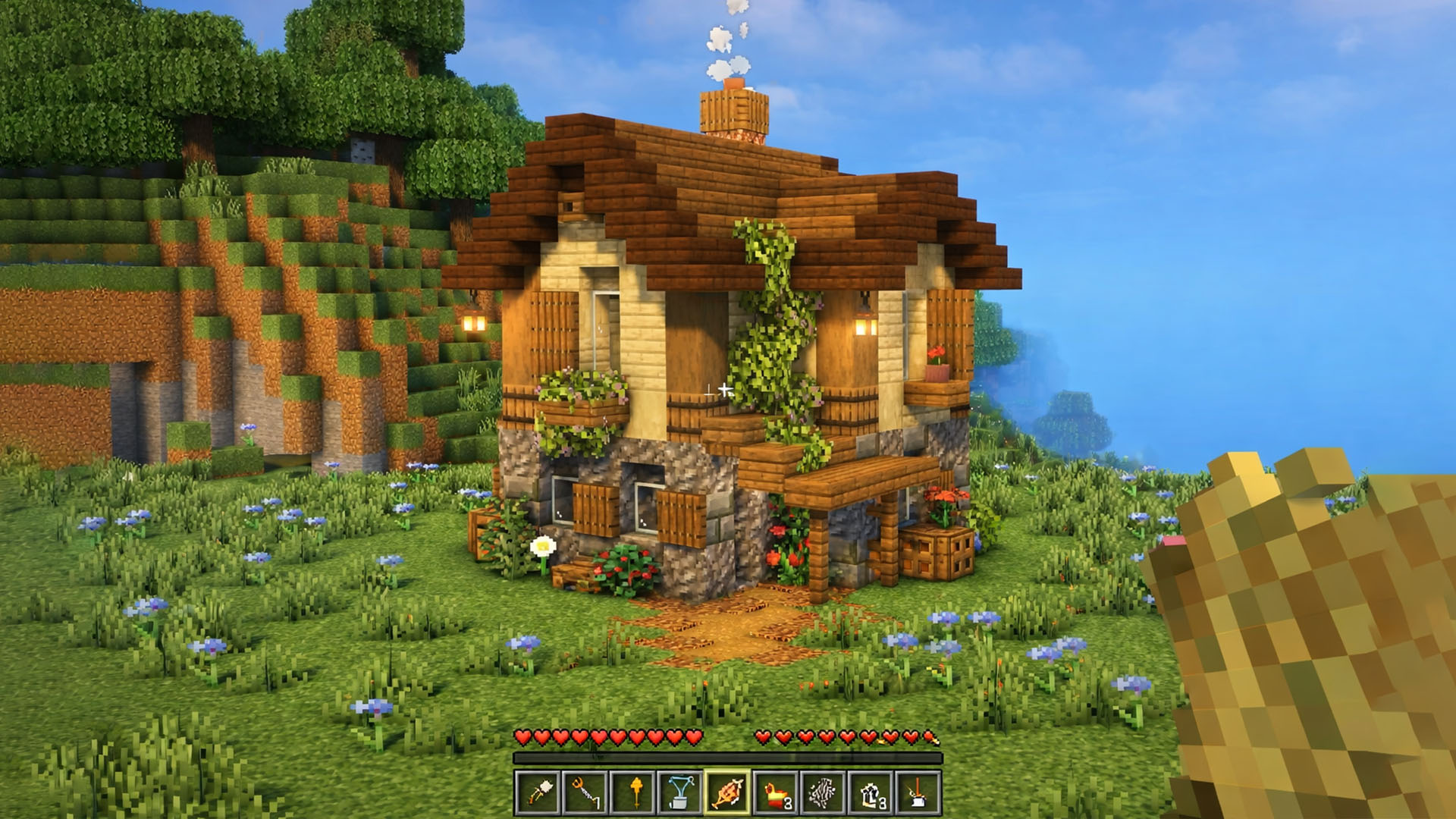 This easy starter house makes survival start faster