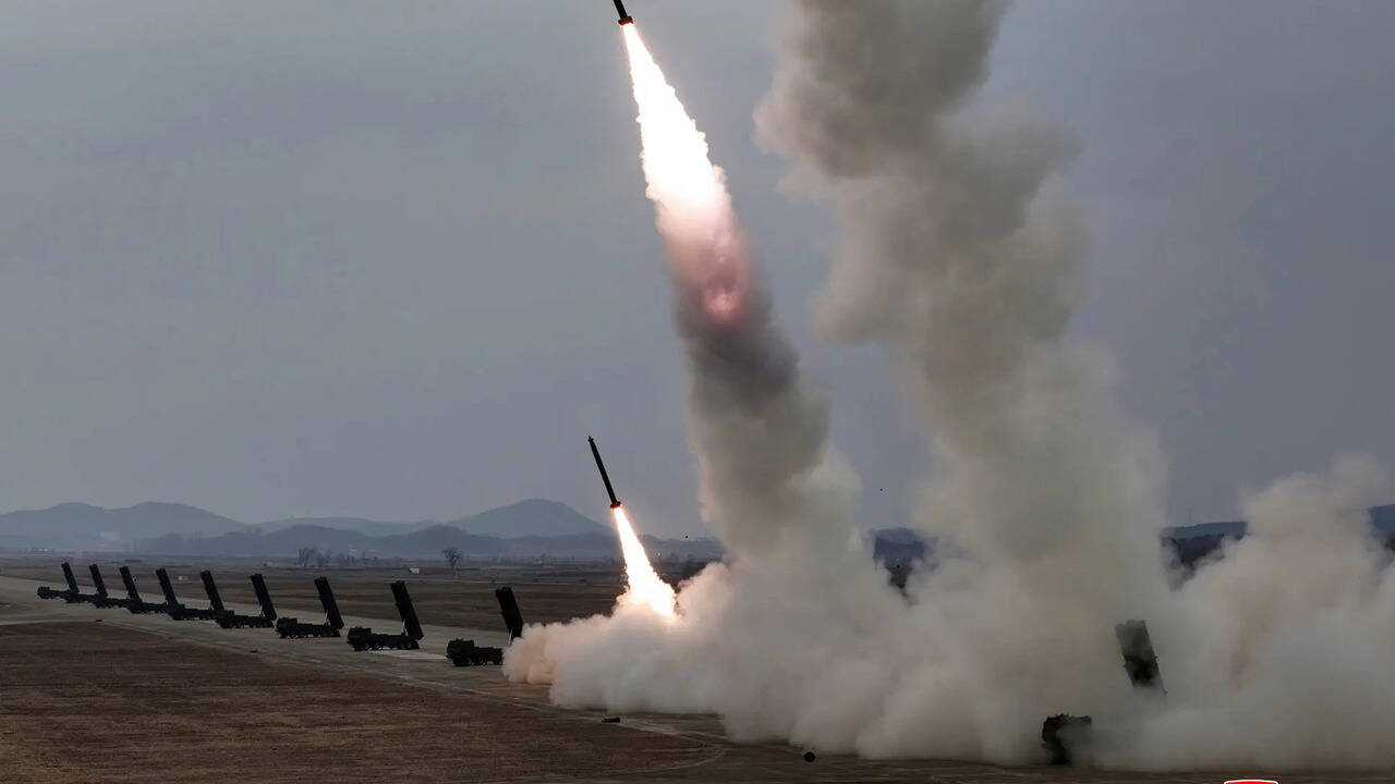 Kim Jong Un oversees rocket launch test with daughter amid US.-South ...