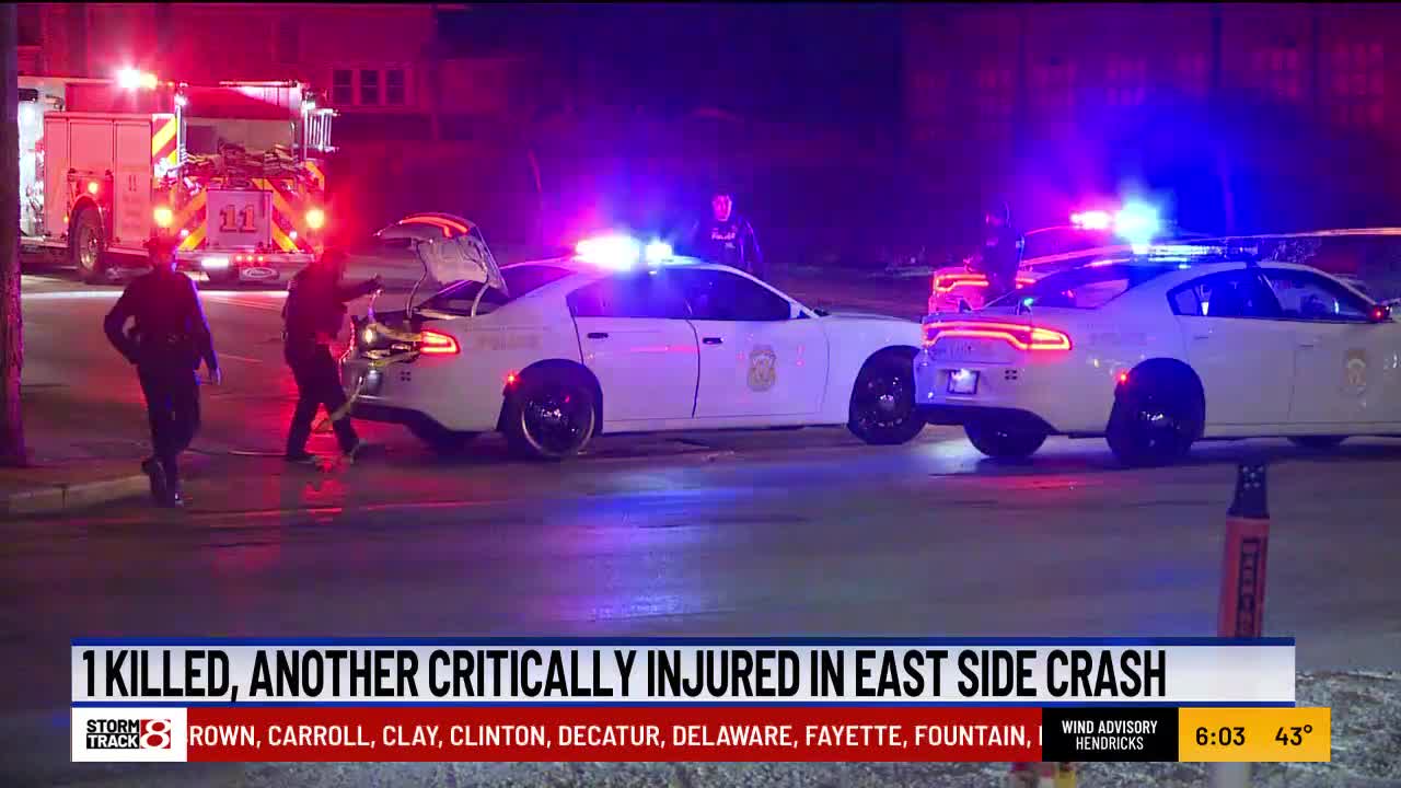 1 killed, another critically injured in east side crash