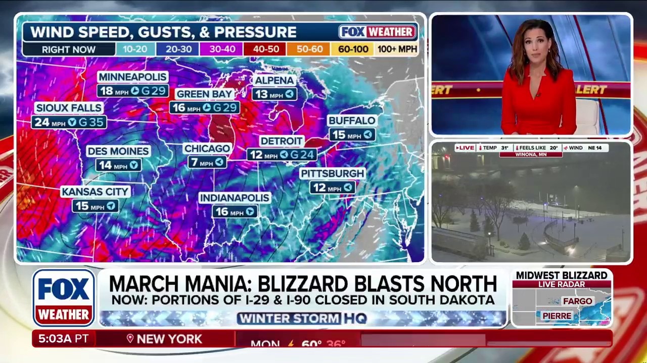 Blizzard blasts Great Lakes as incoming ice could pose a major threat ...