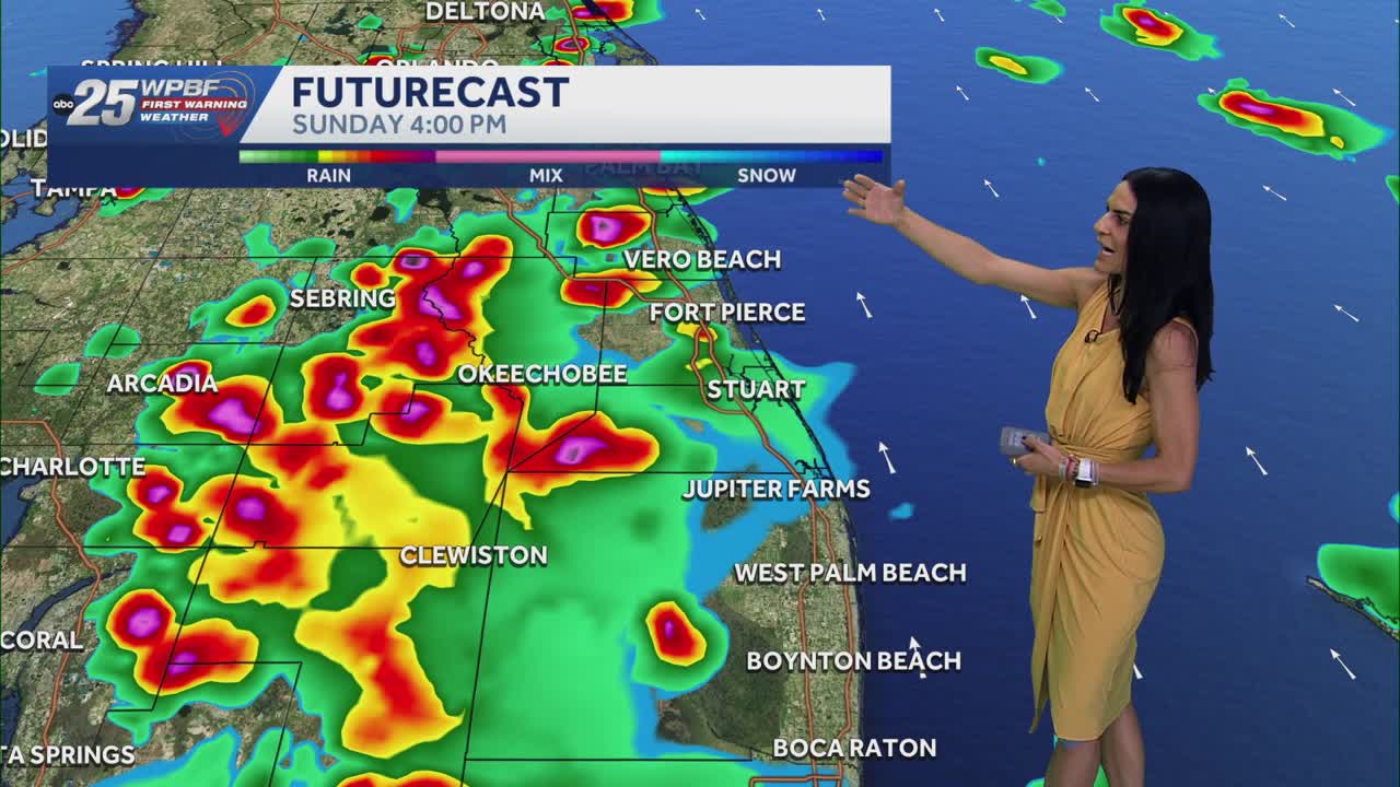 Strong to severe storm potential before cool down