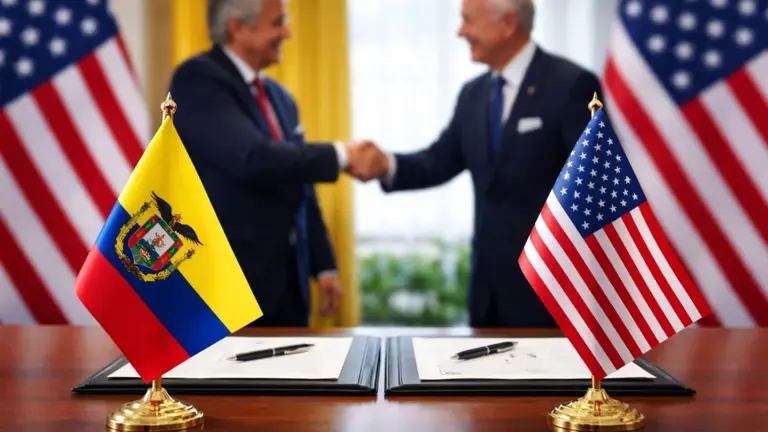Ecuador y Estados Unidos firman acuerdo comercial que elimina aranceles ...