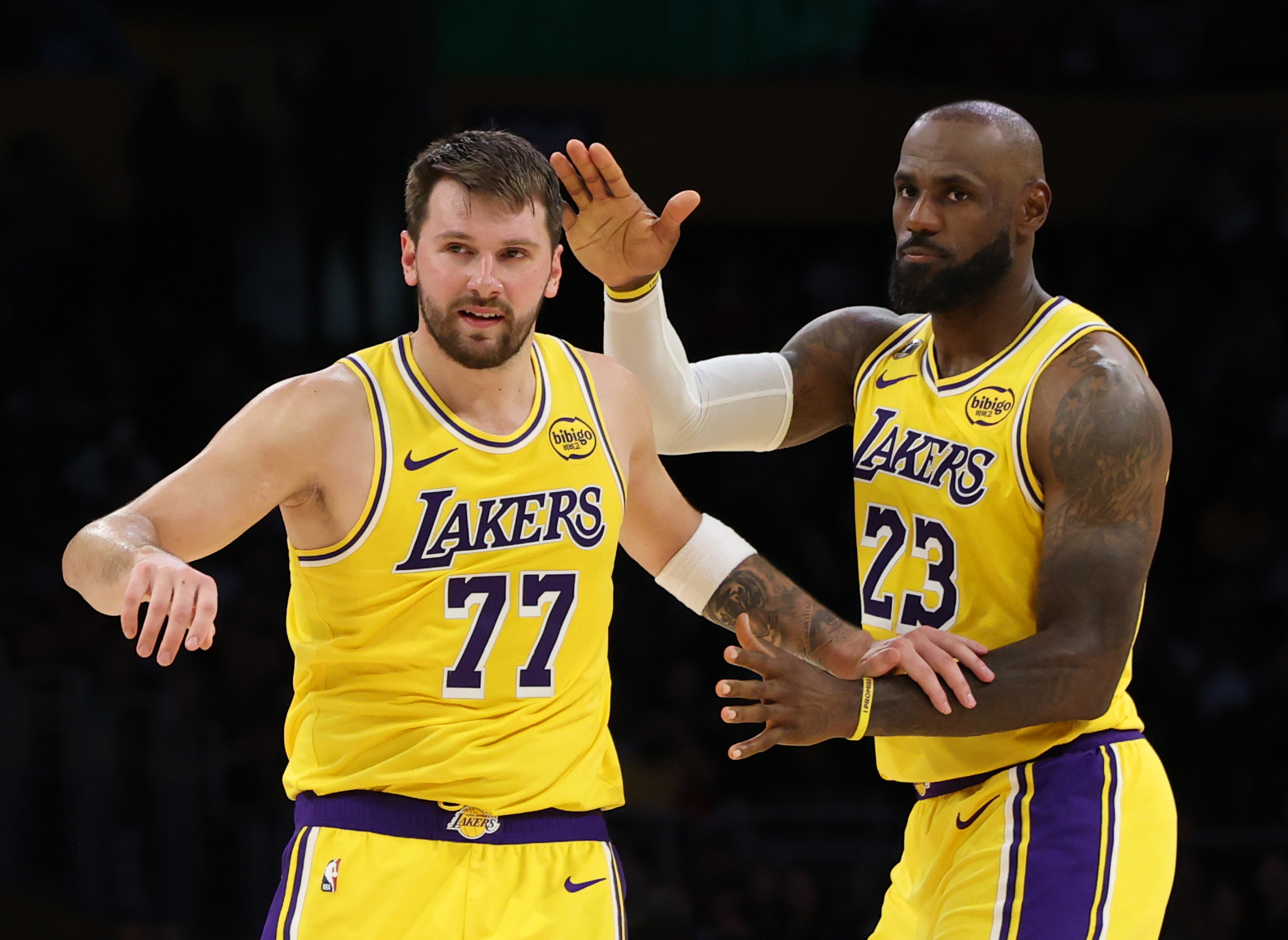 Los Angeles Lakers star Luka Doncic made NBA history in Rockets game