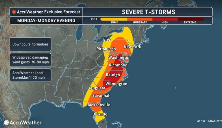 Triple-threat storm warning: 60 MPH winds could knock out power across ...