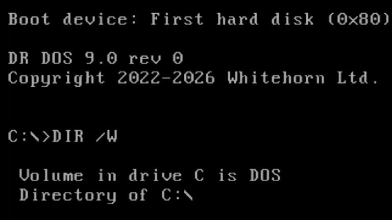 Clean-room reimplementation of DR-DOS modernizes the operating system ...
