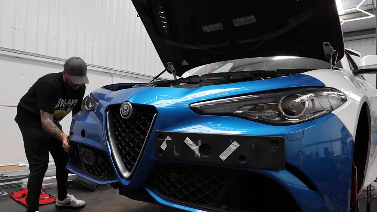 Fixing my damaged Alfa with budget hacks