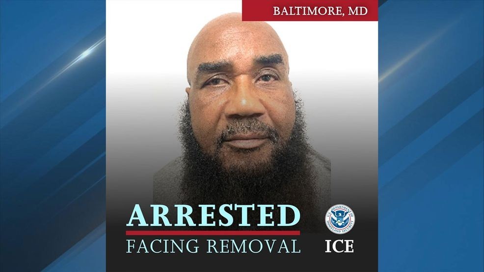 ICE Baltimore arrests illegal alien from Jamaica charged with murder