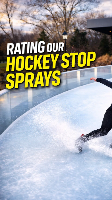 Rating hockey stop sprays: Which one looks best