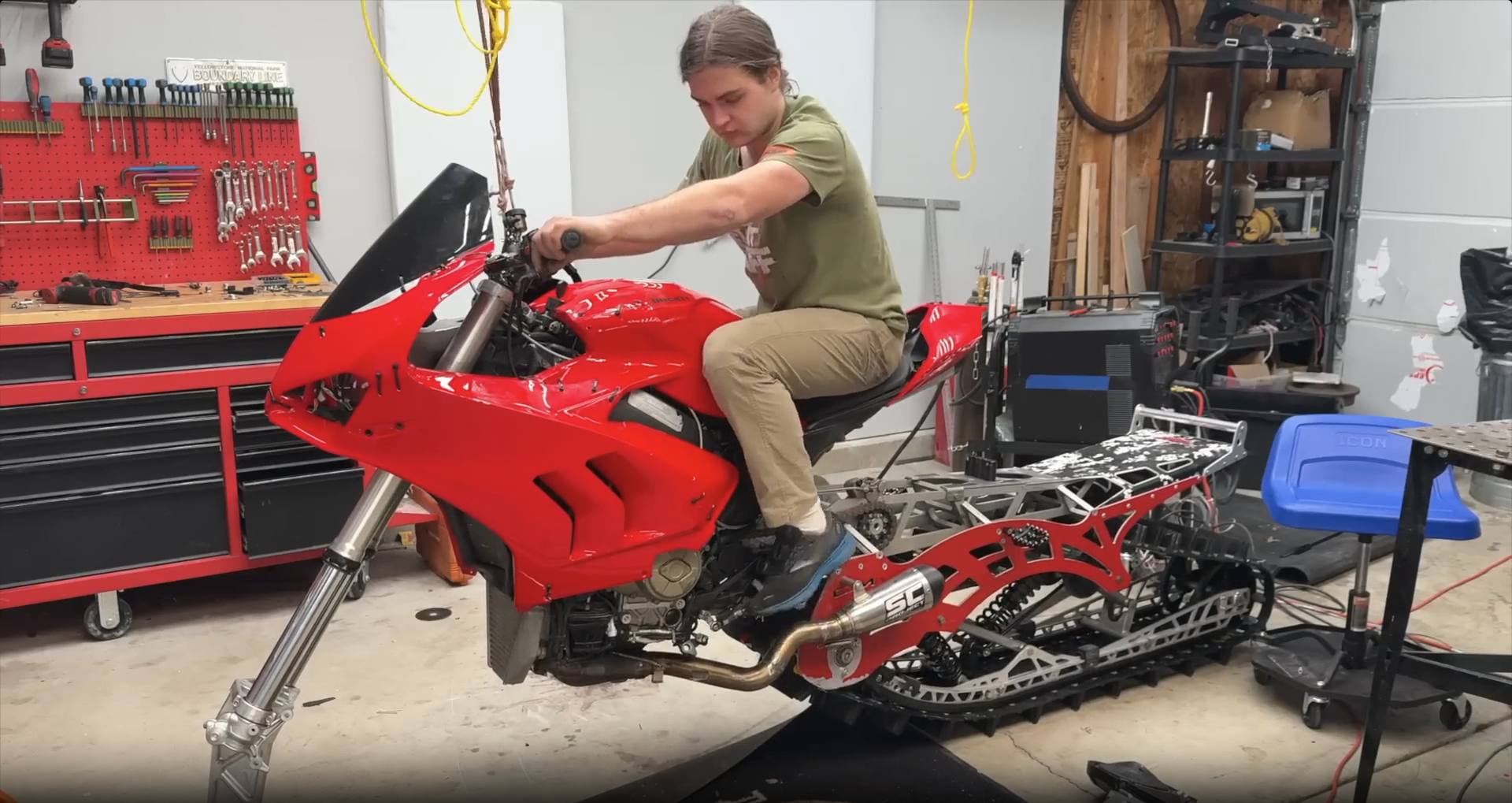 I built the fastest snow bike ever! ️💨