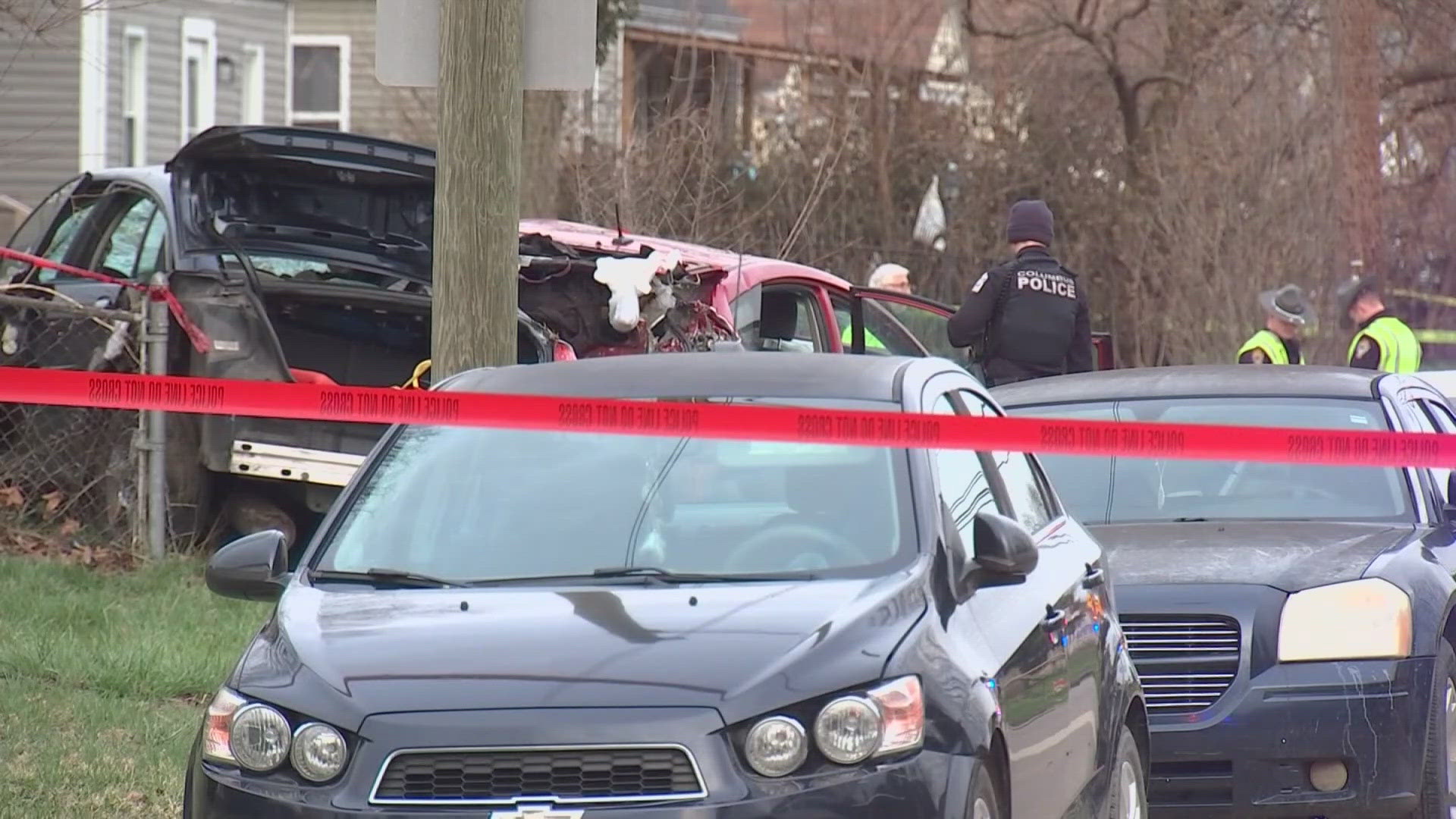 2 dead, 3 injured after attempted traffic stop, crash in northeast Columbus