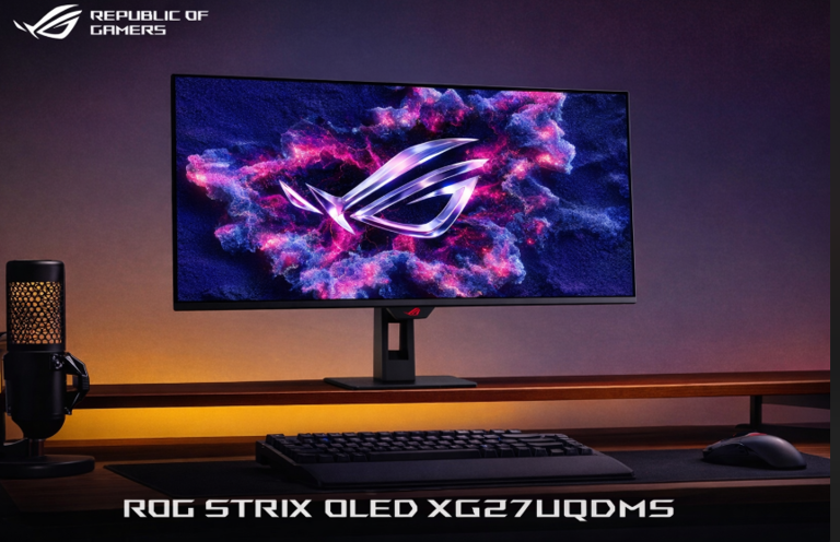ASUS launches XG27UQDMS: 27-inch 4K 240Hz QD-OLED gaming monitor