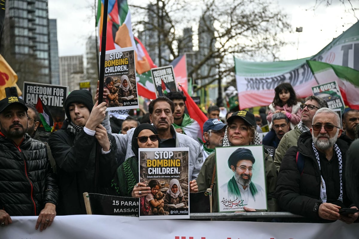 Crowds gather for Al Quds protest under heavy police presence