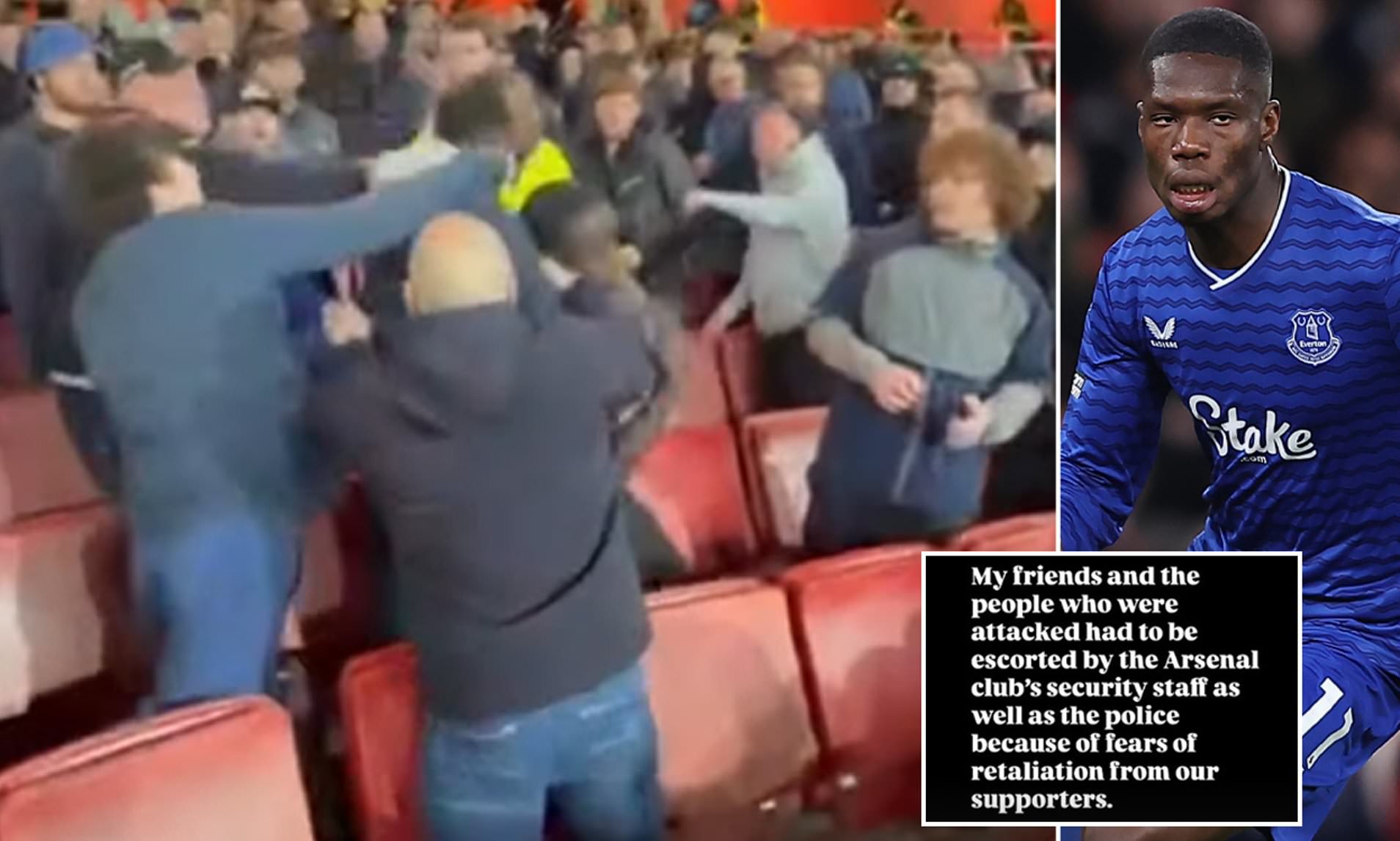 Everton vow to take action after star claims club's fans 'attacked' his ...