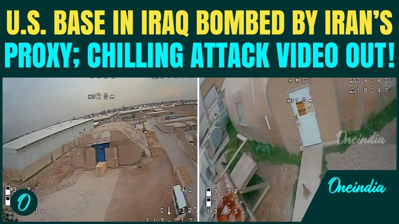 Iran proxy bombs US base in Iraq | Iran-backed fighters fire small FPV ...