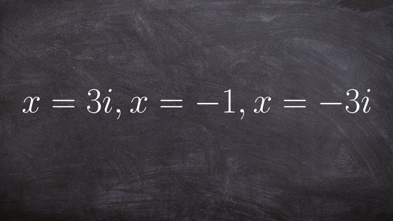 When given a zero and complex zero write the polynomial function