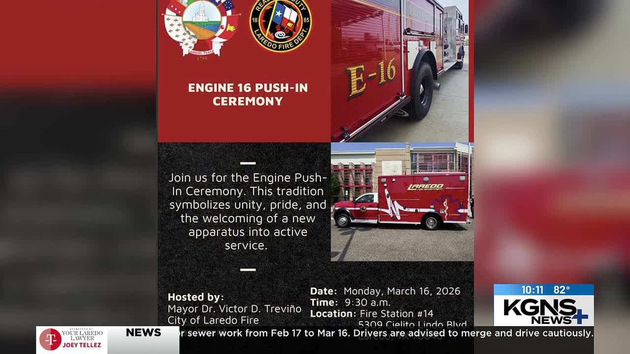 Laredo Fire Department adds new fire engine, ambulance to fleet