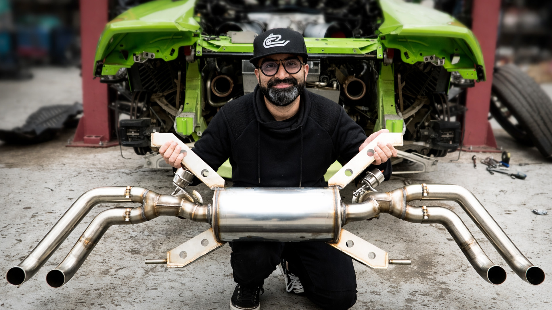 Lamborghini Huracan performance exhaust installation