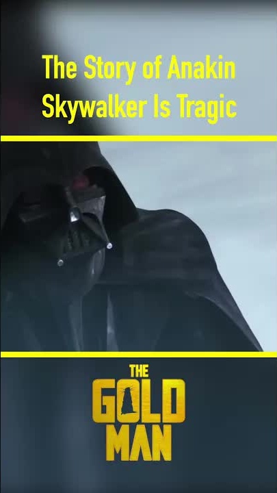 The story of Anakin Skywalker is tragic #shorts