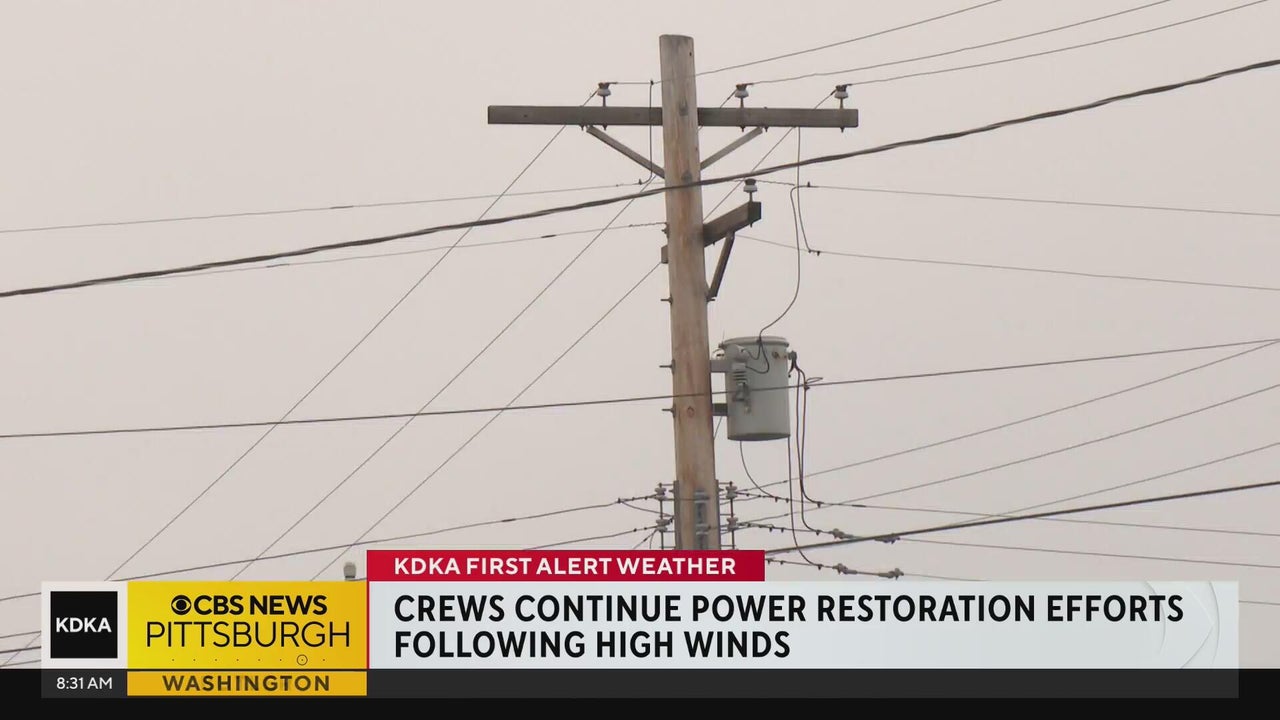 Utility companies continue power restoration efforts throughout Pittsburgh