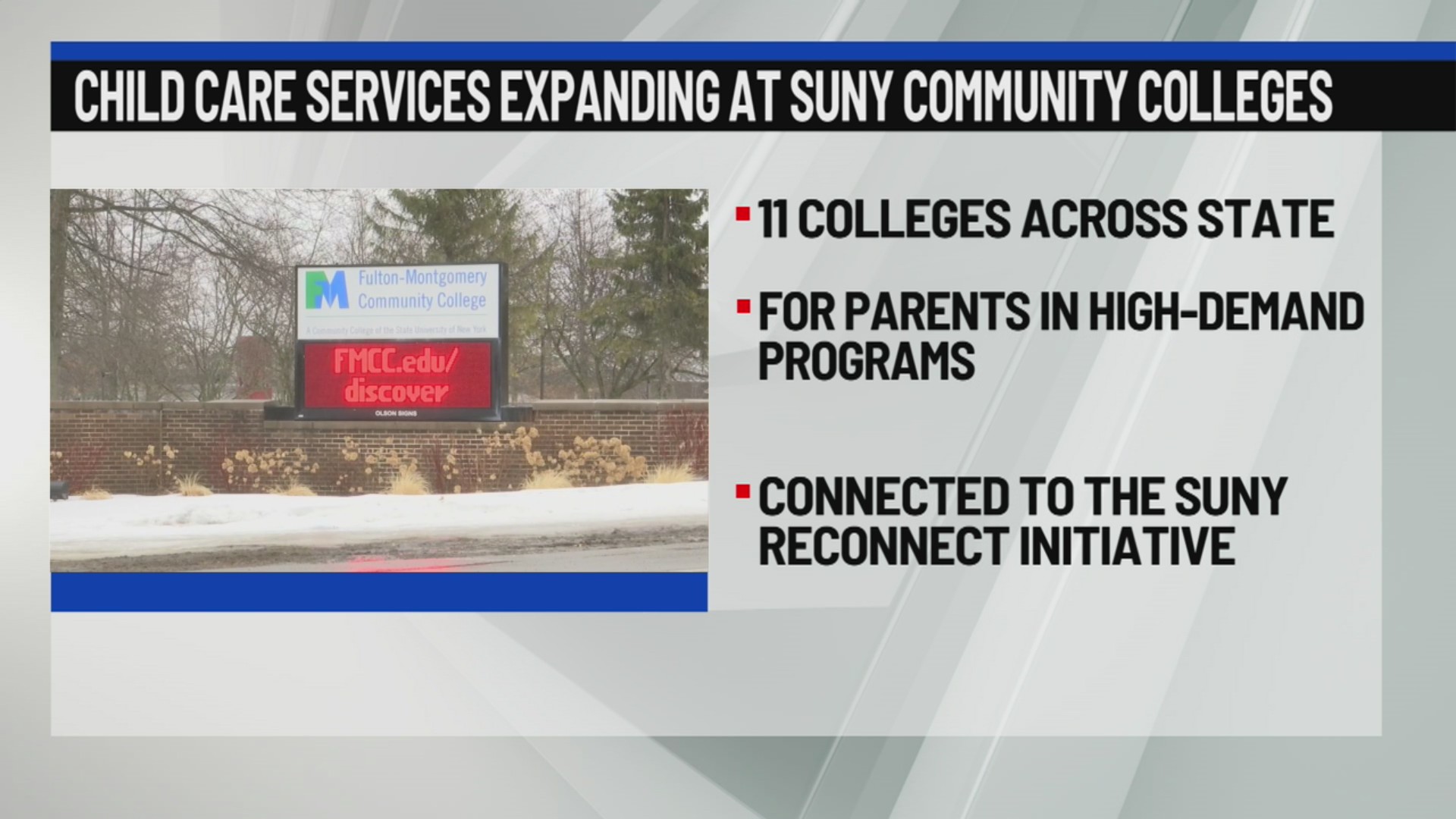 Childcare services expanding at SUNY community colleges