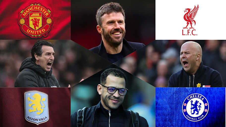 Comparación de los próximos cinco partidos de la Premier League entre el Manchester United, el Aston Villa, el Liverpool y el Chelsea