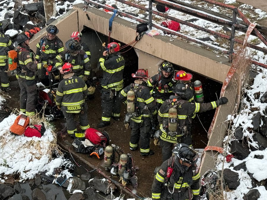 Mattresses, pallets extinguished after fire sparks in drainage ditch in ...
