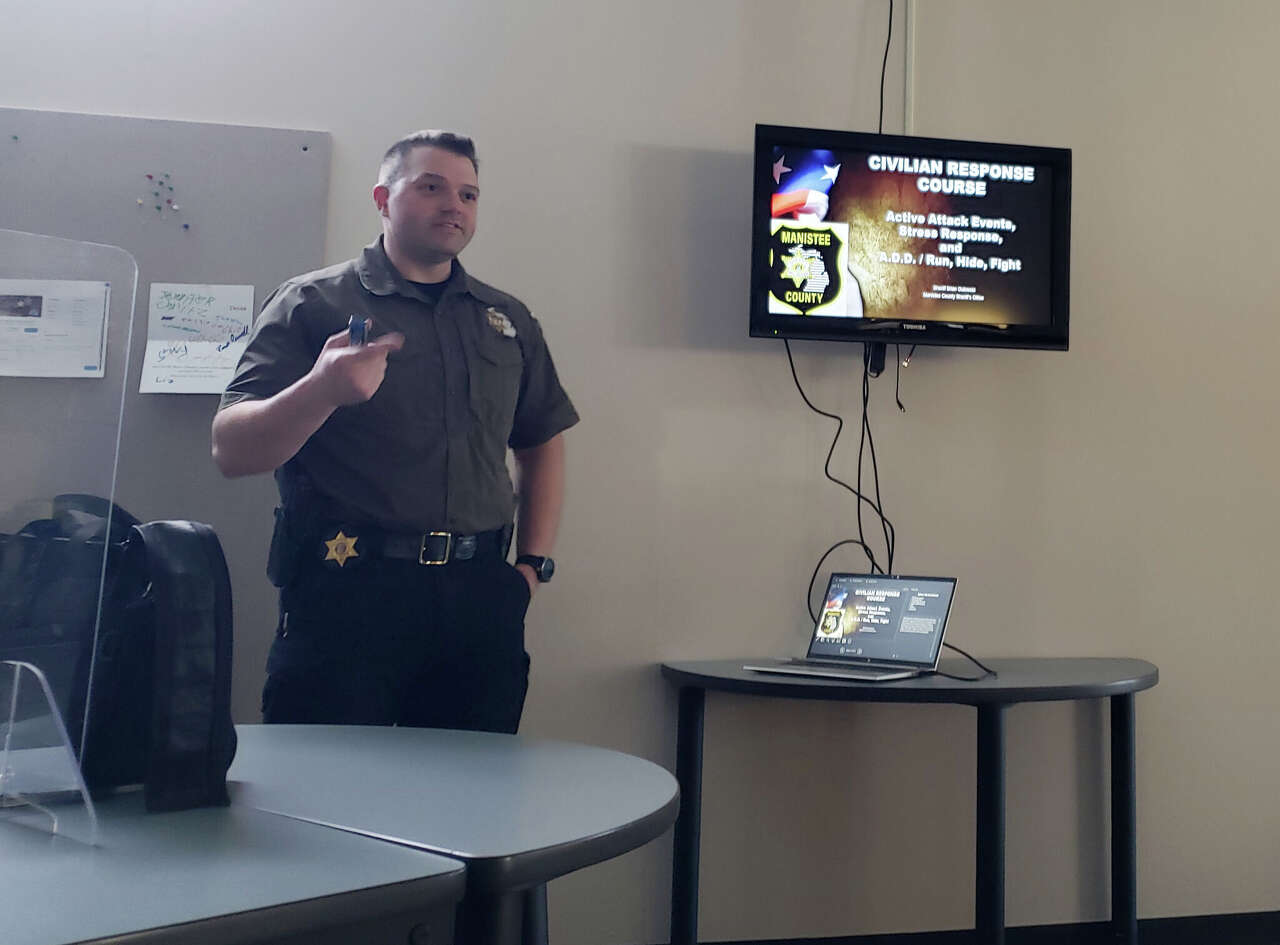 Active shooter response training open to the public