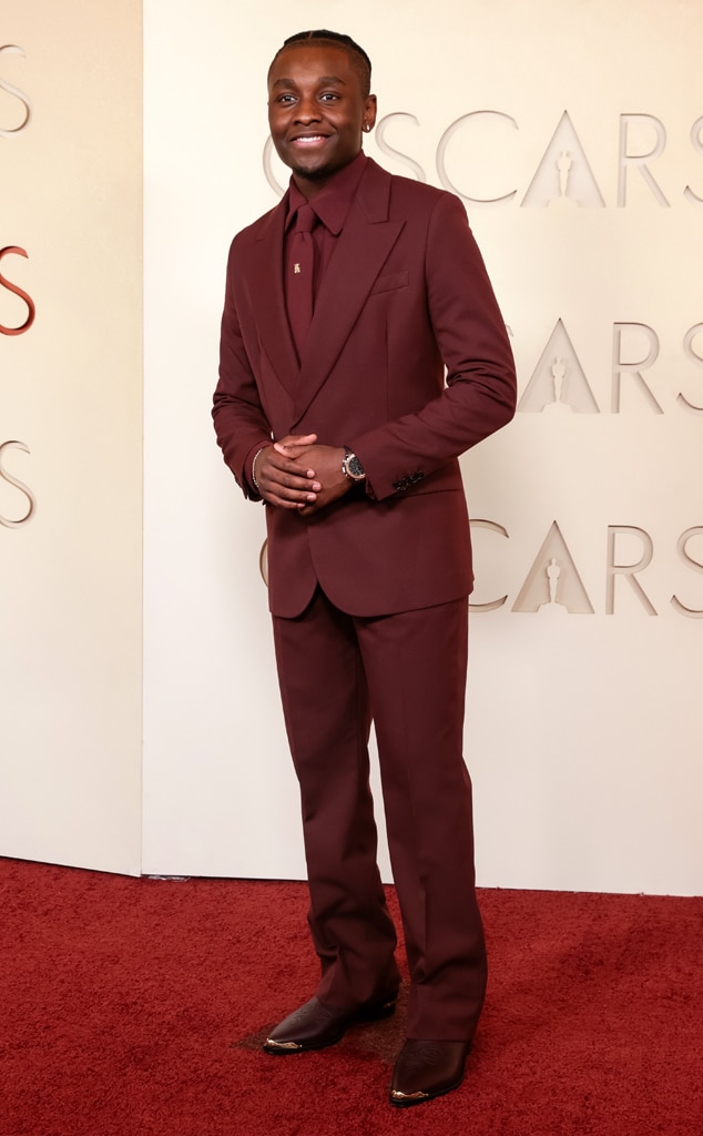 Sinners' Miles Caton reacts to Michael B Jordan’s Oscar win