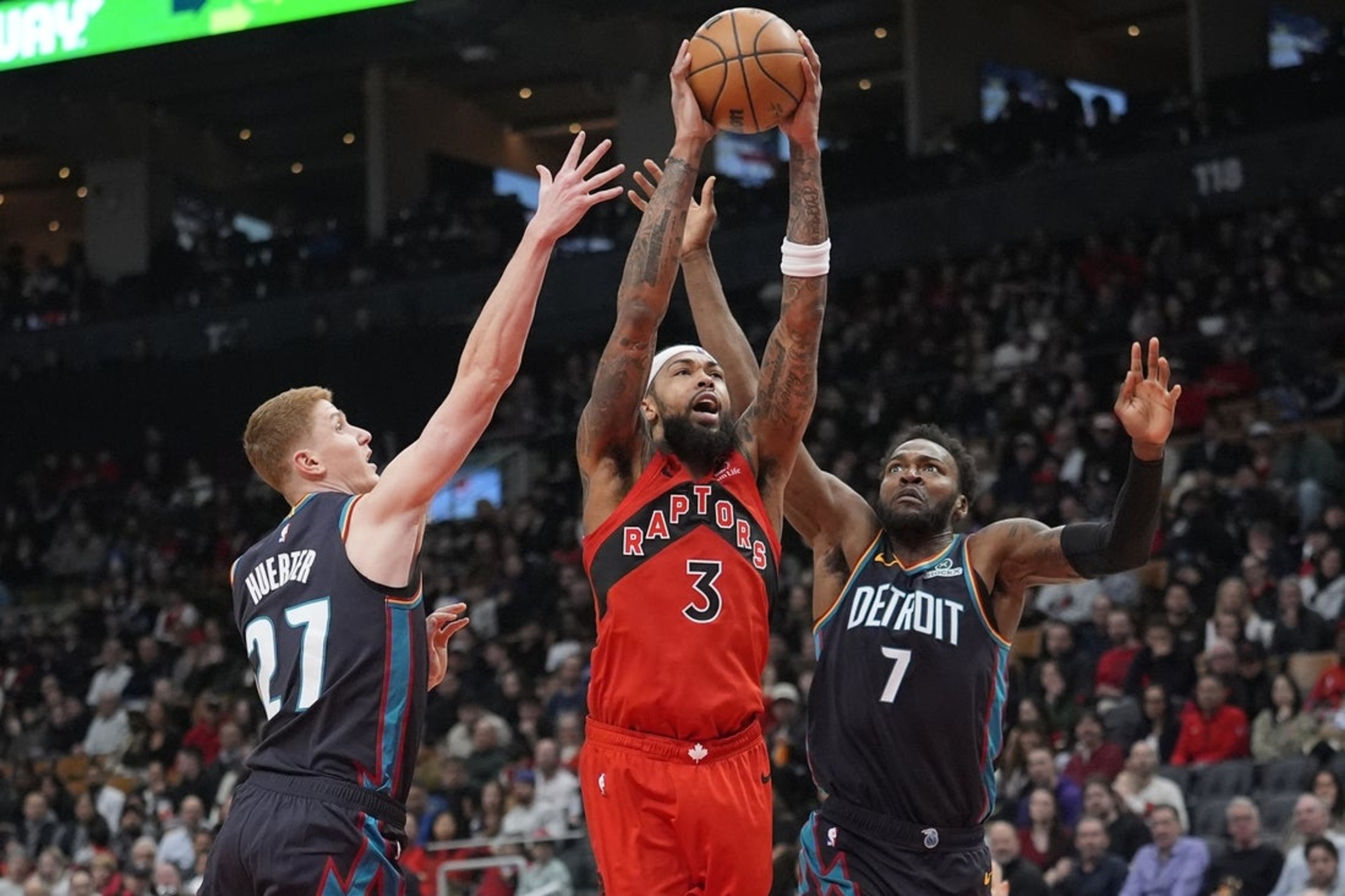 Brandon Ingram goes off as Raptors beat Pistons