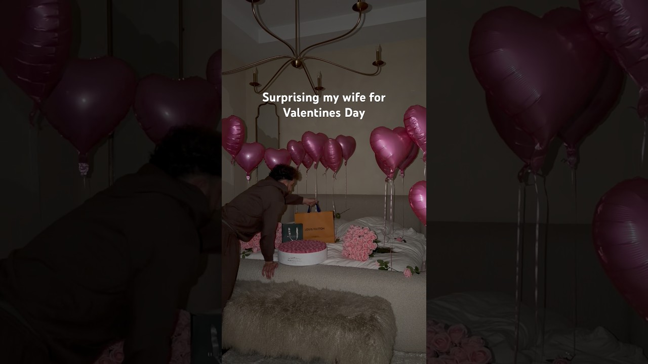 Watch my wife's priceless reaction to my surprise!