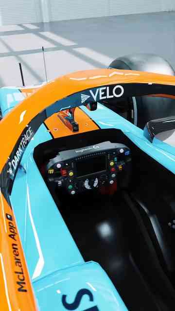 McLaren MCL35M Monaco GP livery 3D car animation by Drivetuned