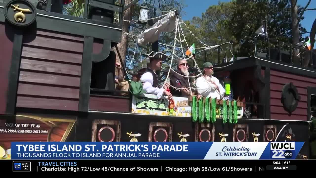 Floats, boats and bands lead Tybee Island's Irish Heritage Parade