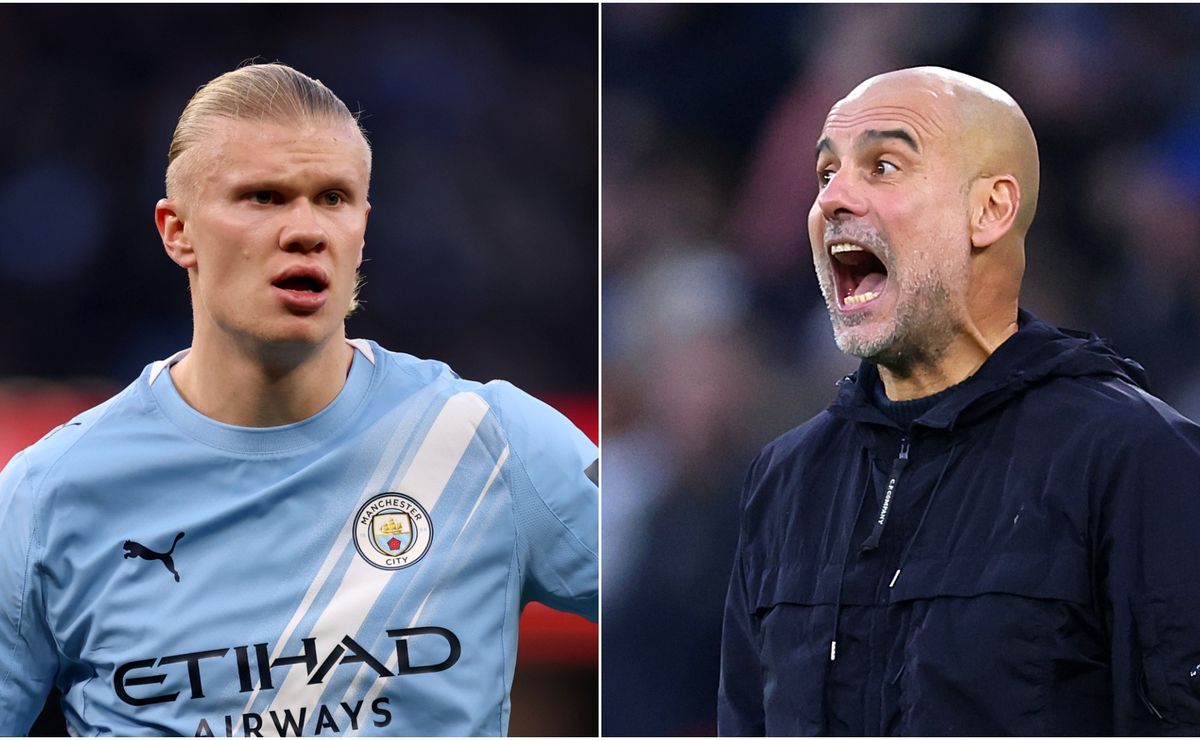Guardiola le da un toque de atención a Erling Haaland al negarse a ceder la lucha por el título de la Premier League al Arsenal.