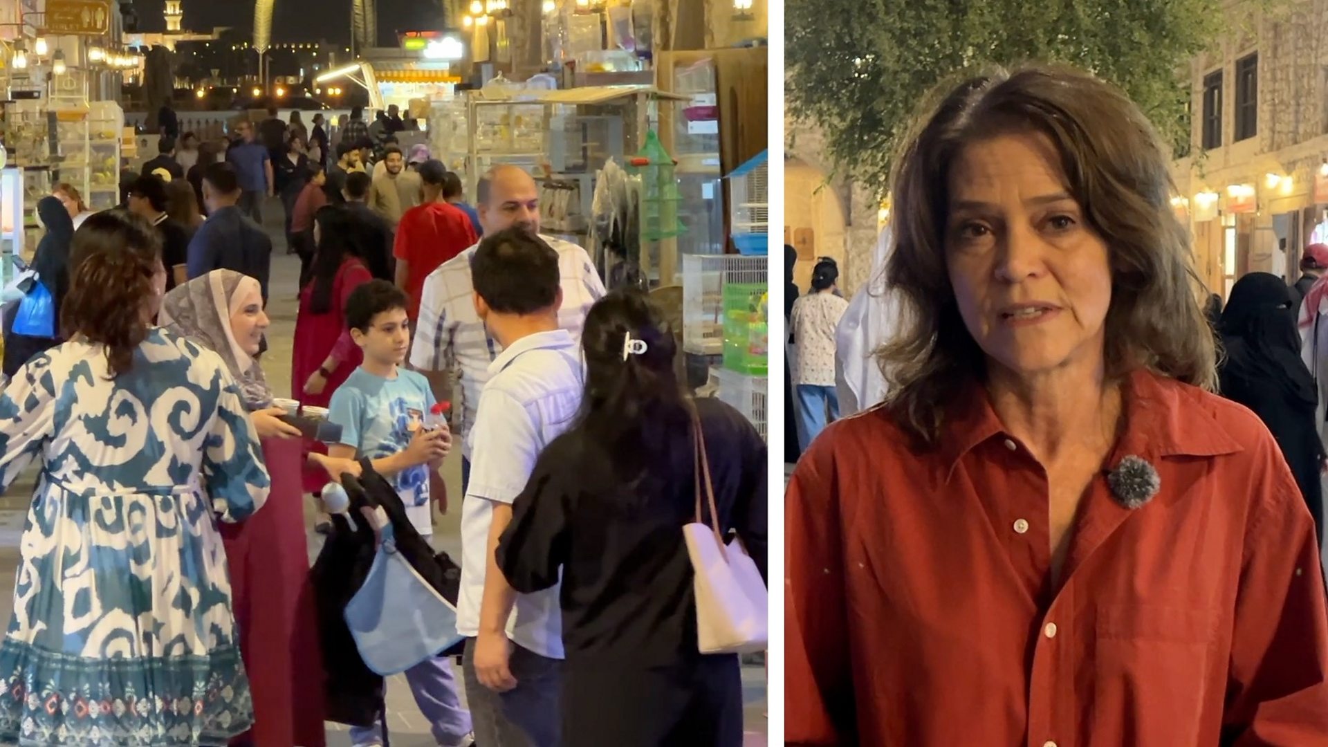 A new norm: BBC visits Doha market starting to fill up again two weeks ...