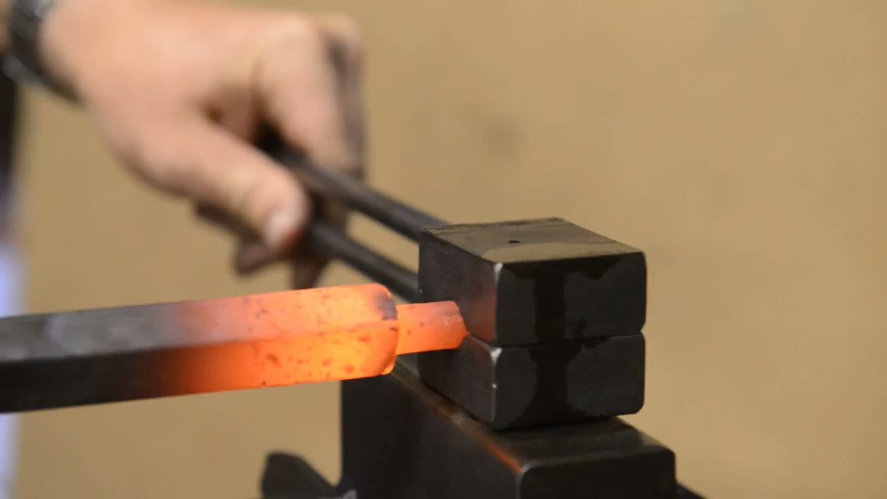 How do blacksmiths shape tenons so precisely?