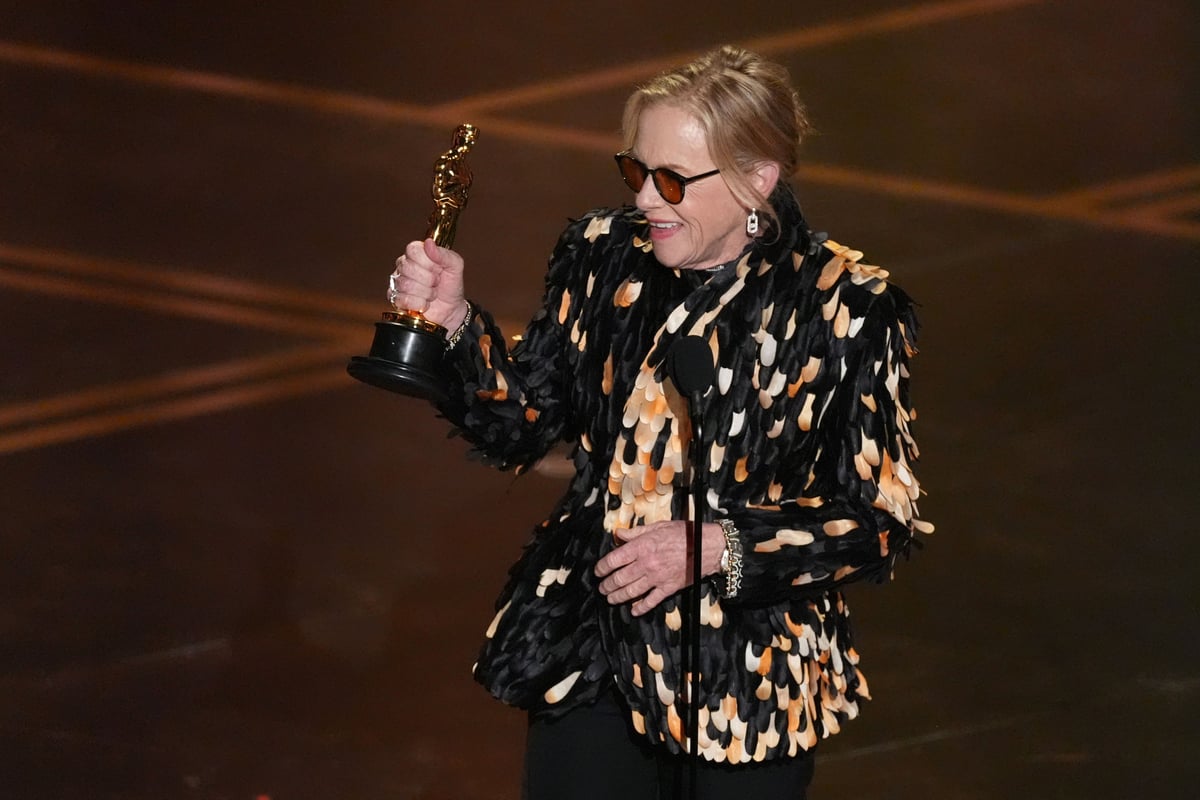 Weapons star Amy Madigan thanks 'beloved' husband Ed Harris as she wins