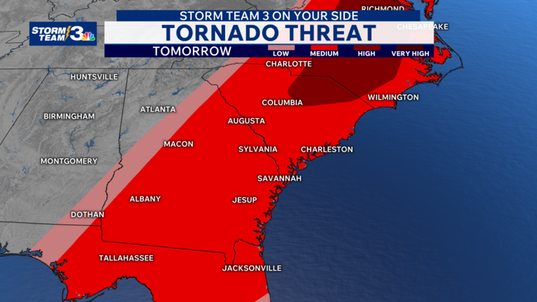 Weather alert: Potential severe thunderstorms Monday ahead of strong ...