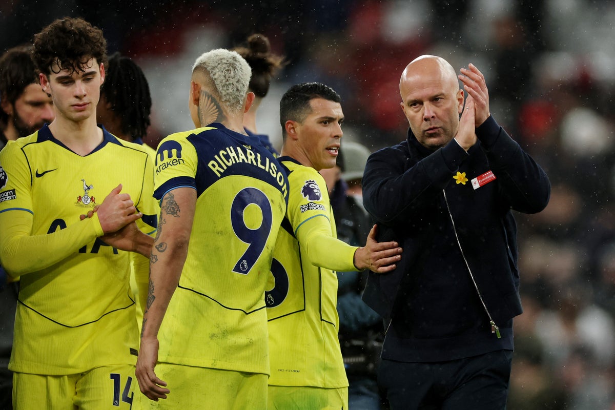 Slot responds to Anfield boos after Liverpool drop points to Tottenham
