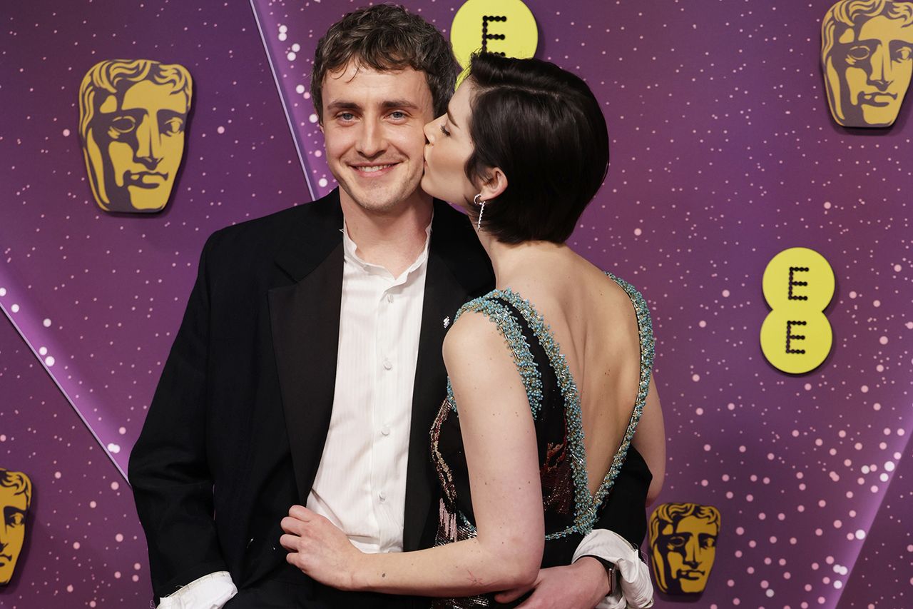 Paul Mescal and Gracie Abrams. Credit: Max Cisotti/Dave Benett/Getty