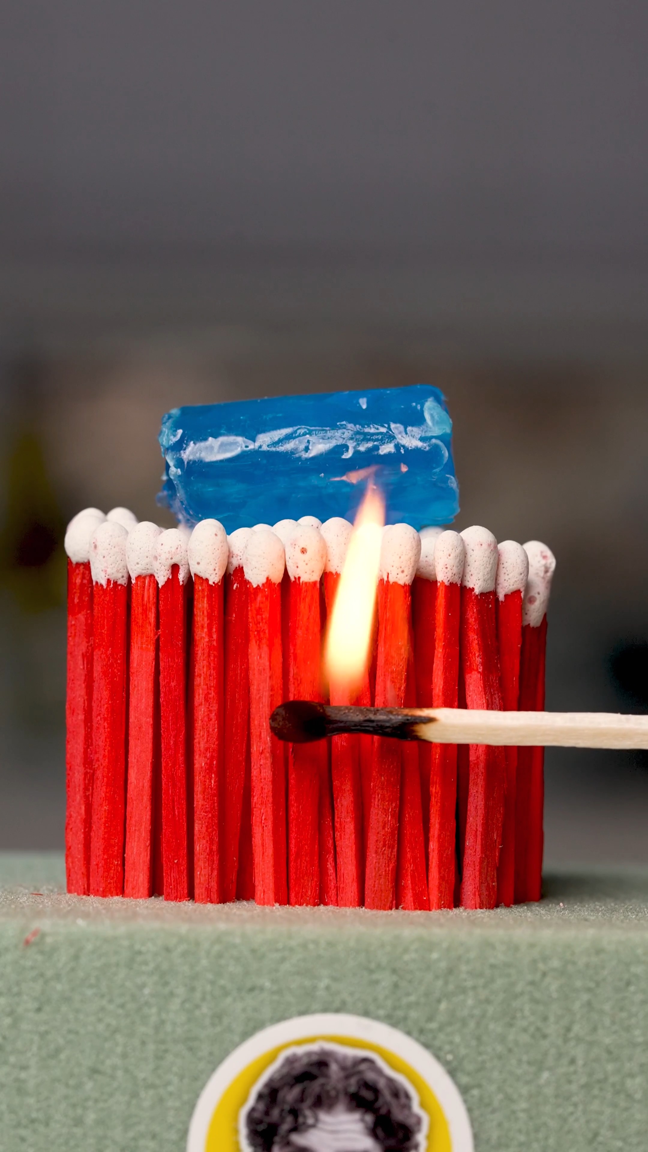 Cooking candy with 300 matches