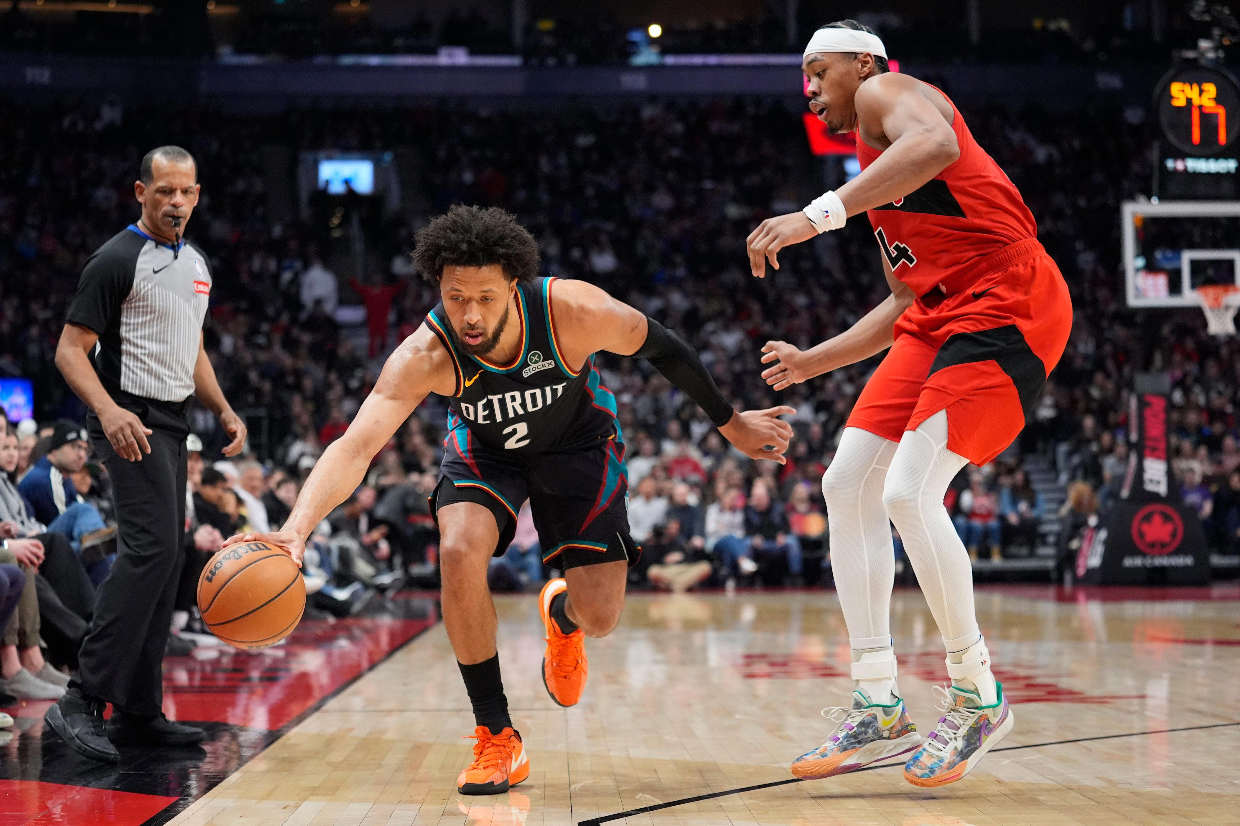 Detroit Pistons go cold in Toronto in 119-108 loss to Raptors
