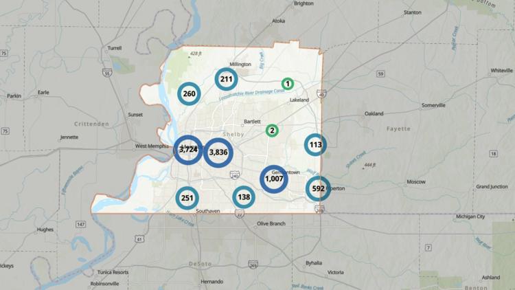 Thousands still without power following severe weather in the Mid-South