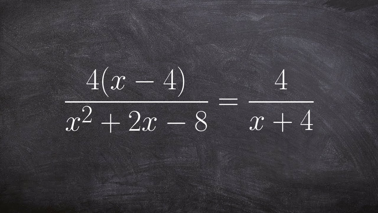Solving a rational equation